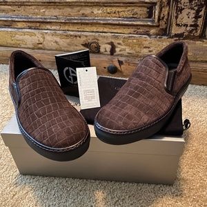 Giorgio Armani Men's Suede Loafers Shoes